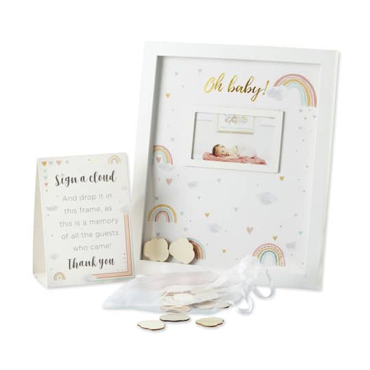 Kate Aspen Boho Rainbow Baby Shower Guest Book Alternative